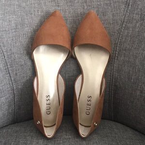 Guess NIB tan flats size 9